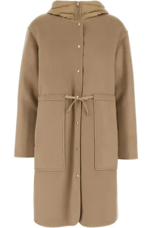 Moncler Mujer, Abrigos, Marrón, Talla: S
