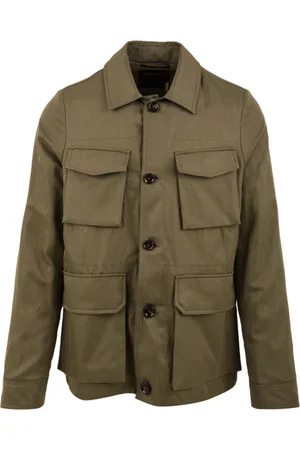 MOORER Hombre, Chaquetas, Verde, Talla: M