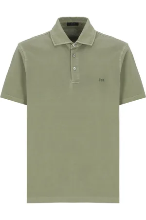 FAY Hombre, Camisetas, Verde, Talla: 2XL