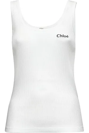 Chloé Mujer, Camisetas, Blanco, Talla: S