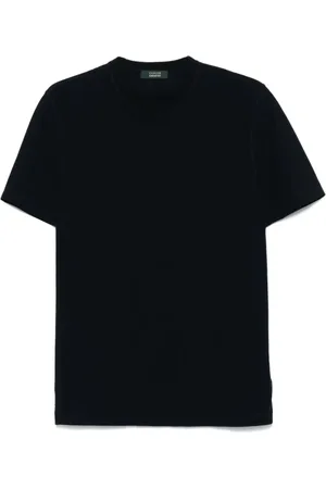 ZANONE Hombre, Camisetas, Negro, Talla: 2XL