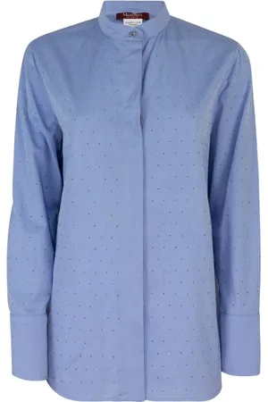Max Mara Mujer, Blusas y Camisas, Azul, Talla: XL