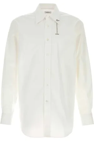 Alexander McQueen Hombre, Camisas, Blanco, Talla: M