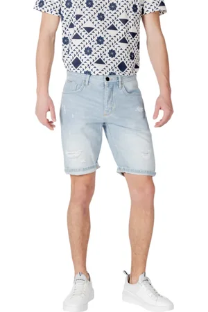 Antony Morato Hombre, Pantalones cortos, Azul, Talla: W28