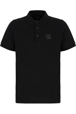 Fendi Hombre, Camisetas, Negro, Talla: M