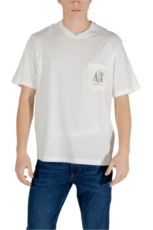 Armani Exchange Hombre, Camisetas, Blanco, Talla: S