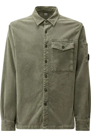 C.P. Company Hombre, Camisas, Verde, Talla: L