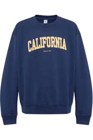 Sporty & Rich Hombre, Sudaderas, Azul, Talla: S