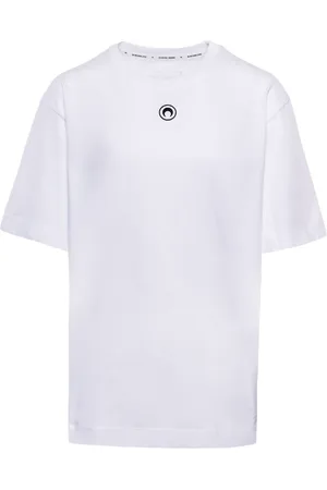 Marine Serre Hombre, Camisetas, Blanco, Talla: L