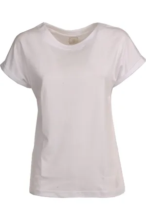 ELEVENTY Mujer, Camisetas, Blanco, Talla: L