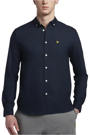 Lyle & Scott Hombre, Camisas, Azul, Talla: S