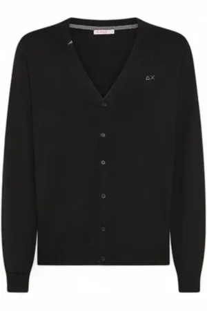 sun68 Hombre, Jerseys, Negro, Talla: L