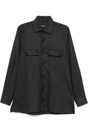Kiton Hombre, Camisas, Gris, Talla: XL