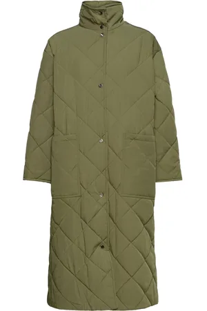 Stand Studio Mujer, Abrigos, Verde, Talla: M