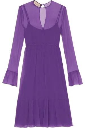 Gucci Mujer, Vestidos, Púrpura, Talla: S