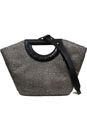 Borbonese Mujer, Bolsos, Negro, Talla: ONE Size
