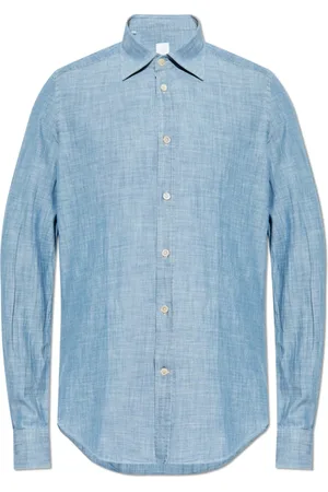 ELEVENTY Hombre, Camisas, Azul, Talla: XL