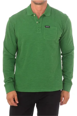 Napapijri Hombre, Camisetas, Verde, Talla: S
