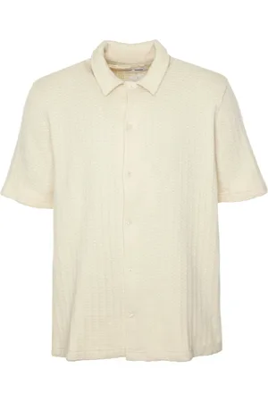 Samsøe Samsøe Hombre, Camisas, Blanco, Talla: L