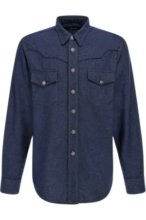 Roberto Cavalli Hombre, Camisas, Azul, Talla: M