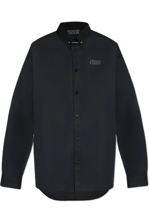 VERSACE Hombre, Camisas, Negro, Talla: S
