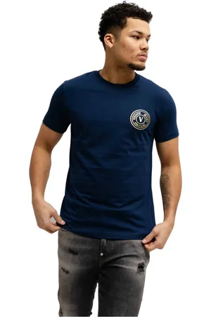 VERSACE Hombre, Camisetas, Azul, Talla: S