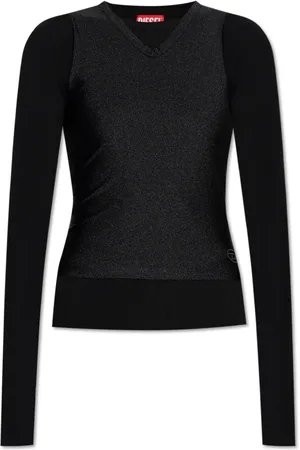 Diesel Mujer, Camisetas, Negro, Talla: XS