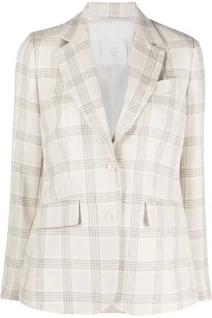 ELEVENTY Mujer, Chaquetas, Blanco, Talla: M