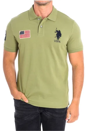U.S. Polo Assn. Hombre, Camisetas, Verde, Talla: S