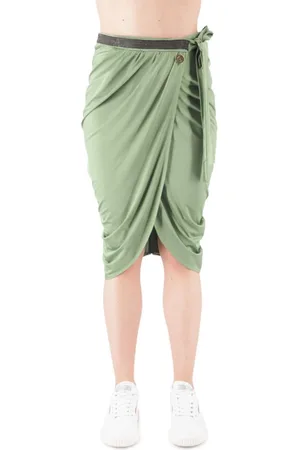GAËLLE Mujer, Faldas, Verde, Talla: S
