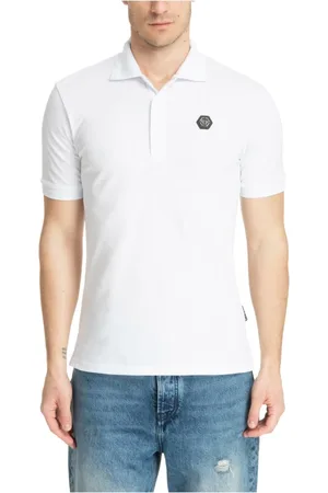Philipp Plein Hombre, Camisetas, Blanco, Talla: L