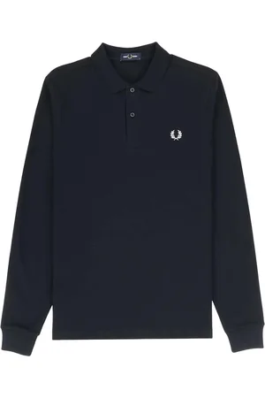 Fred Perry Hombre, Camisetas, Azul, Talla: M