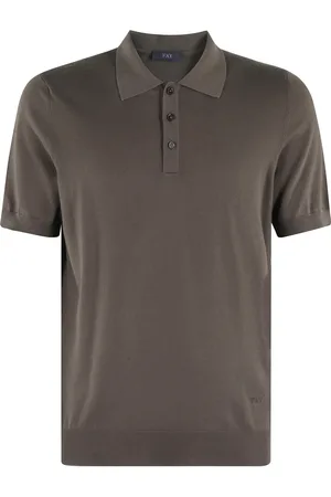 FAY Hombre, Camisetas, Marrón, Talla: S