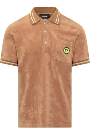 BARROW Hombre, Camisetas, Marrón, Talla: S