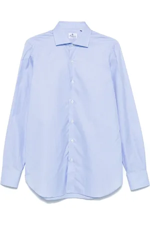 Finamore Hombre, Camisas, Azul, Talla: XL