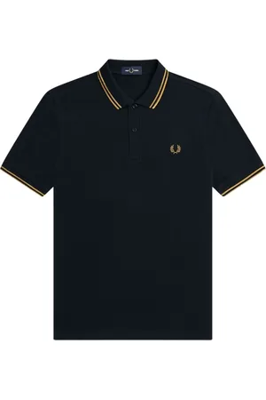 Fred Perry Hombre, Camisetas, Azul, Talla: 3XL
