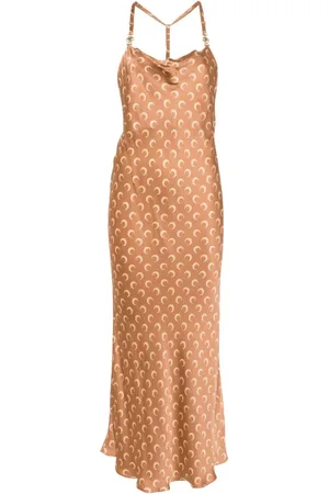 Marine Serre Mujer, Vestidos, Marrón, Talla: M