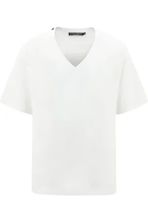 Dolce & Gabbana Hombre, Camisetas, Blanco, Talla: M