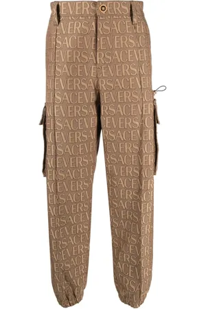 VERSACE Hombre, Pantalones, Marrón, Talla: L