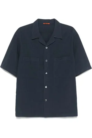 BARENA Hombre, Camisas, Azul, Talla: 2XL