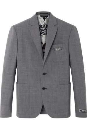 VERSACE Hombre, Chaquetas, Gris, Talla: S