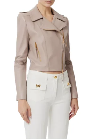 Elisabetta Franchi Mujer, Chaquetas, Gris, Talla: L