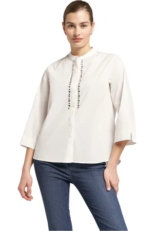 Elena Miro Mujer, Blusas y Camisas, Blanco, Talla: L