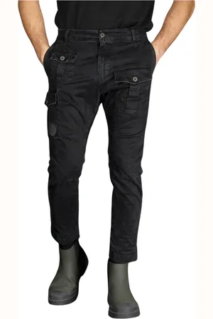 Masons Hombre, Pantalones, Negro, Talla: XL