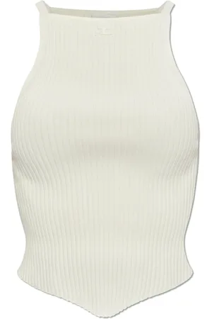 Courrèges Mujer, Camisetas, Blanco, Talla: S