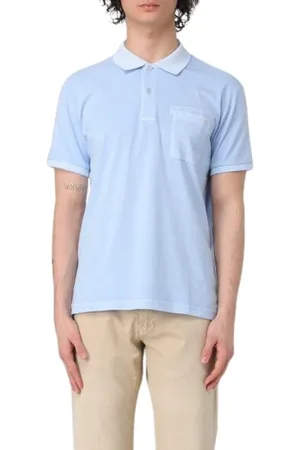 FAY Hombre, Camisetas, Azul, Talla: S