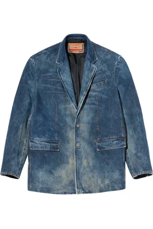 Diesel Hombre, Chaquetas, Azul, Talla: S