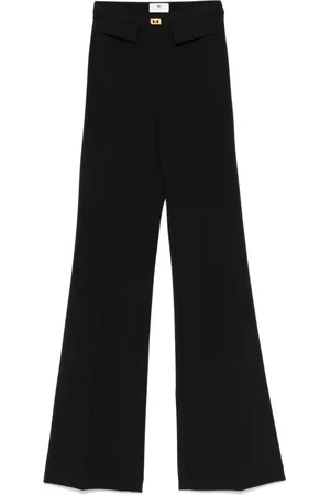 Elisabetta Franchi Mujer, Pantalones, Negro, Talla: L