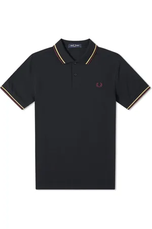 Fred Perry Hombre, Camisetas, Azul, Talla: S