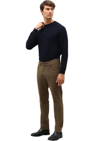 Boglioli Hombre, Pantalones, Marrón, Talla: W38